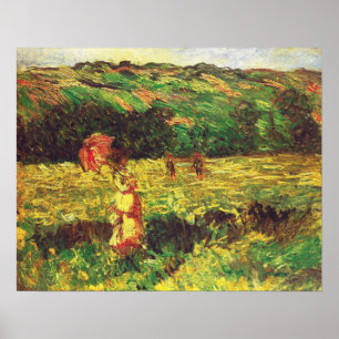 Poster Monet - O Promenade Perto de Limetz 1887