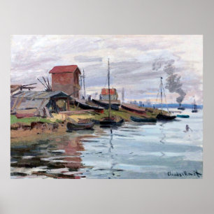 Poster Monet - O Sena em Petit-Gennevilliers