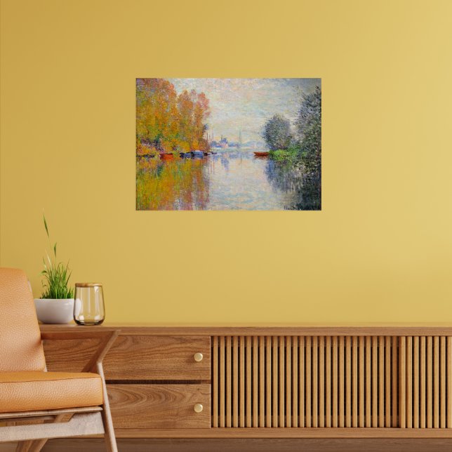 Poster Monet - Outono no Sena na Argentina (Sala de Estar 2)