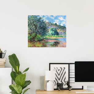 Poster Monet - Paisagem em Port-Villez,
