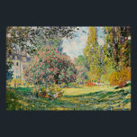 Póster Monet - Paisagem, Parc Monceau,<br><div class="desc">A famosa pintura de Claude Monet,  Landscape,  O Monceau Parc.</div>