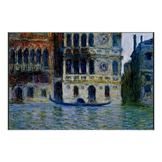 Póster Monet - Palazzo Dario (Frente)