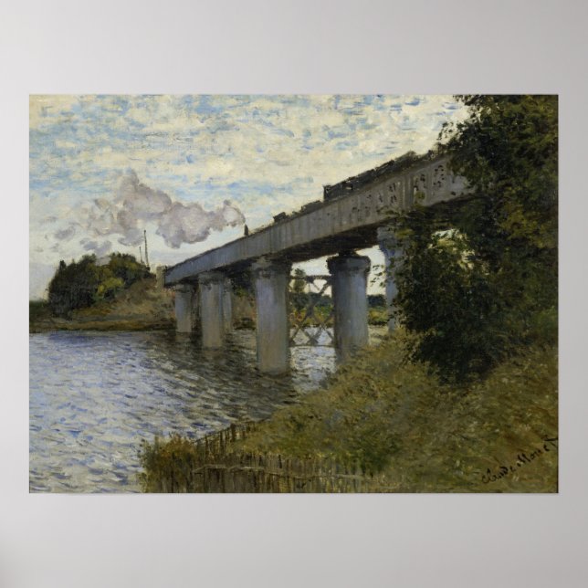 Poster Monet - Ponte Ferroviária Na Argentina (Frente)