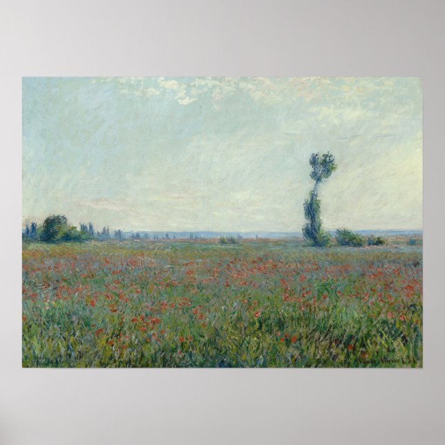 Poster Monet - Poppy Field (Frente)