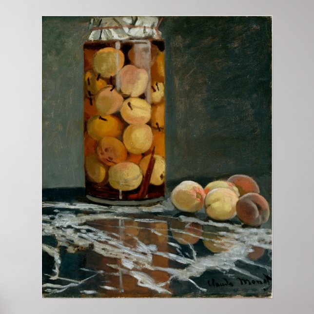 Poster Monet - Pote de Pêssegos (Frente)