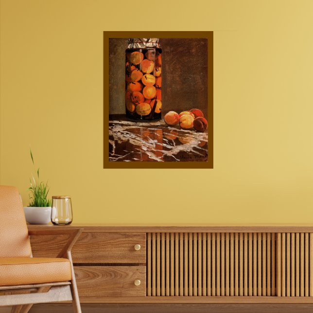 Poster Monet - Pote de Pêssegos (Sala de Estar 2)