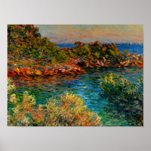 Póster Monet - Próximo de Monte Carlo
