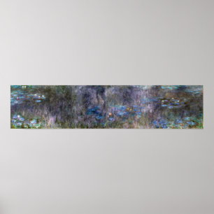 Poster Monet - Reflexões da Árvore dos Lírios de Água