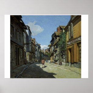 Póster Monet Rue de la Bavole Honfleur