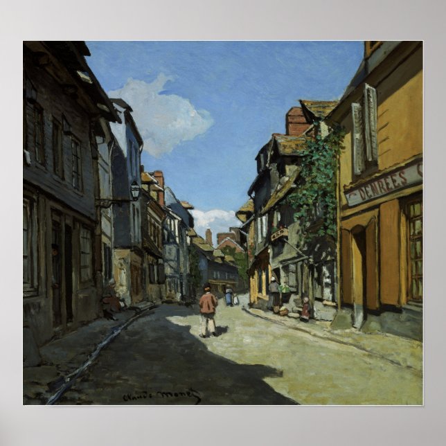 Poster Monet - Rue De La Bavolle Honfleur (Frente)