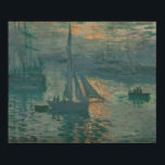 Poster Monet - Sunrise (Marinha)<br><div class="desc">Sunrise (Marine),  por Claude Monet. Para obter mais imagens prontas para poster do Livro 3 da Série de Arte Zedigna "Claude Monet - Paintings & Drawing Vol 2",  visite https://books.zedign.com/zas/3.html</div>