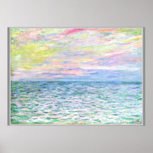 Poster Monet - Sunset em Pourville, belas artes