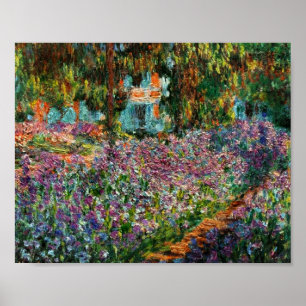 Poster Monet The Artist Garden at Giverny