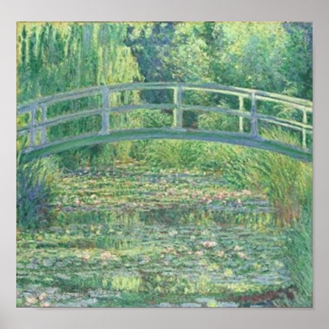 Poster Monet-The-Water Lily Pond (Frente)