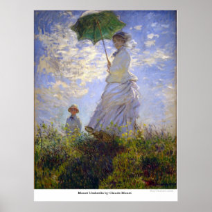 Poster Monet Umbrella por Claude Monet