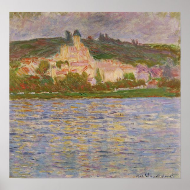 Poster Monet - Vetheuil (Frente)