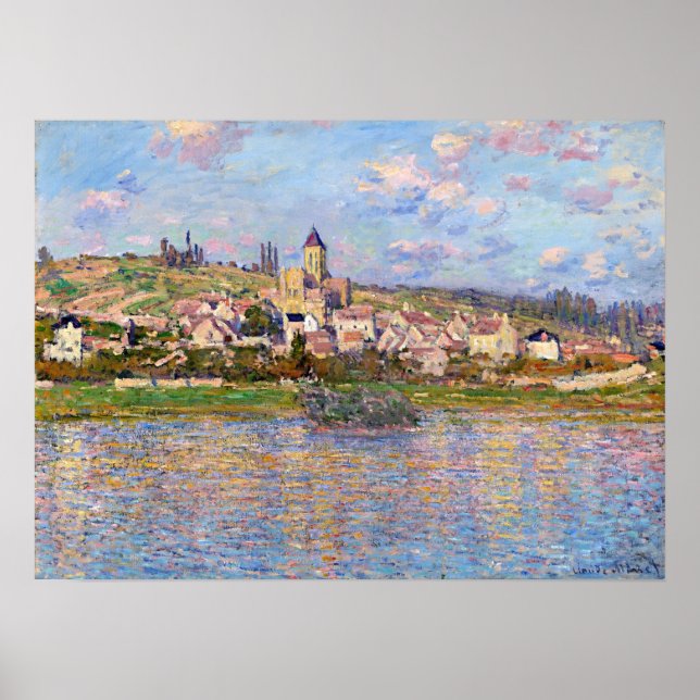 Poster Monet - Vetheuil (Frente)