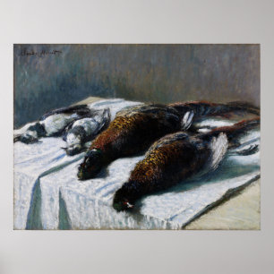 Poster Monet - Vida Estática com Faisões e Plovers