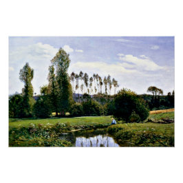 Póster Monet - Vista em Rouelles Le Havre