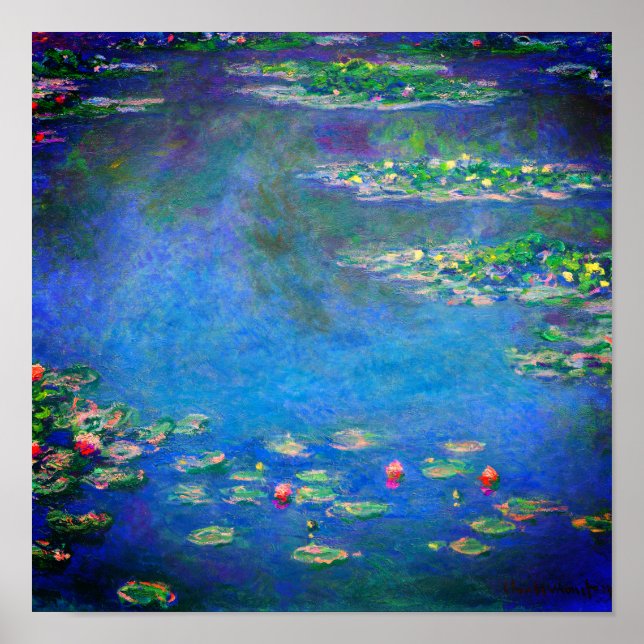 Poster Monet Water Lily 1906 (Frente)