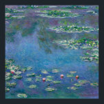 Poster Monet Water Lily Painting<br><div class="desc">Oscar-Claude Monet (14 de novembro de 1840 - 5 de dezembro de 1926) foi pintor e fundador do estilo de pintura Impressionista francês. O termo "impressionismo" deriva do título de uma de suas pinturas. Esta pintura é Água Lírios.</div>