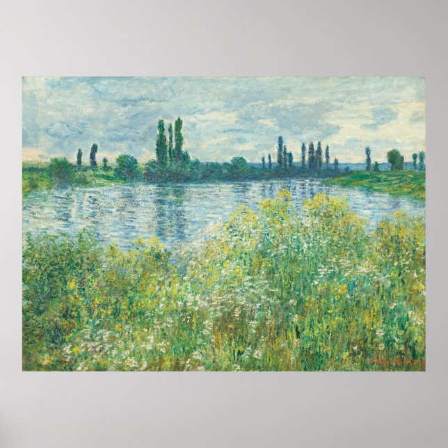 Poster Monet's Banks of the Seine, Vétheuil (Frente)