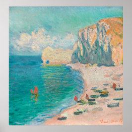 Poster Monet's Beach e Falaise d'Amont