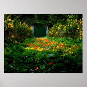 Poster Monet's Garden, Giverny, França no outono