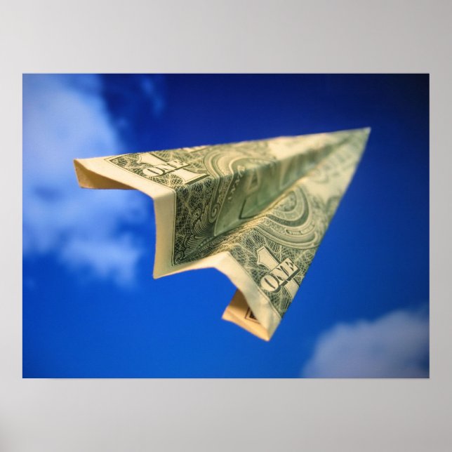 Poster Money Plane (Frente)