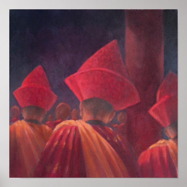 Poster Monges budistas Butão 2012 (Frente)