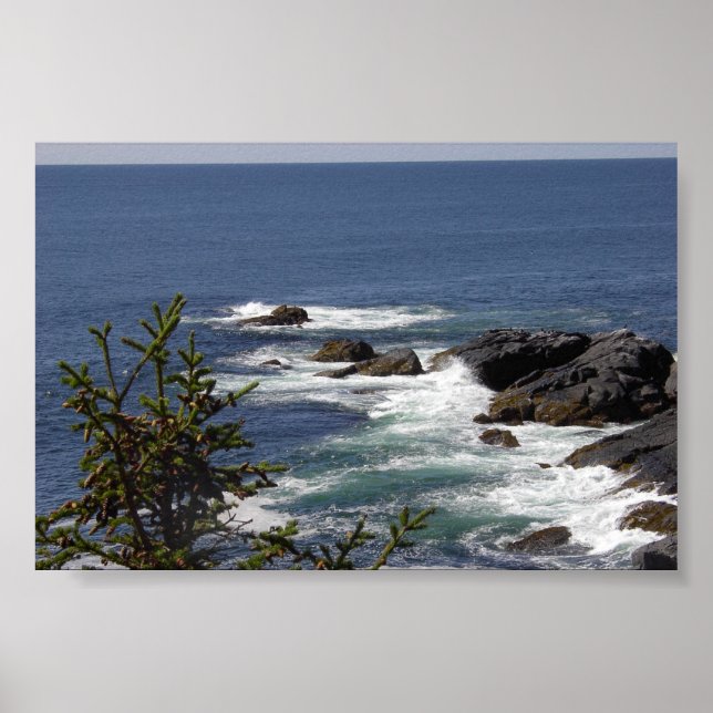 Poster Monhegan Cliff (Frente)