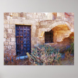 Póster Moni Tharri MONASTERY Rhodes Island, Grécia