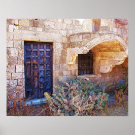 Póster Moni Tharri MONASTERY Rhodes Island, Grécia