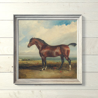 Poster "Monitor" Horse Painting de James Ward