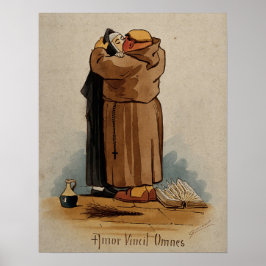 Poster Monk beijando freira, conquistadores de amor, Vint