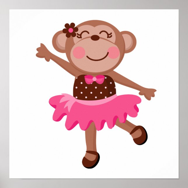Poster Monkey Ballerina (Frente)