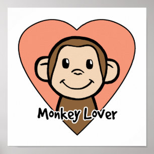 Póster Monkey Lover