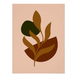 Póster Monograma Modern Boho