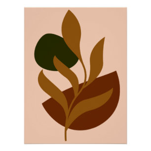 Póster Monograma Modern Boho