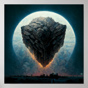 Poster Monolith Fantasy Sci-Fi Art