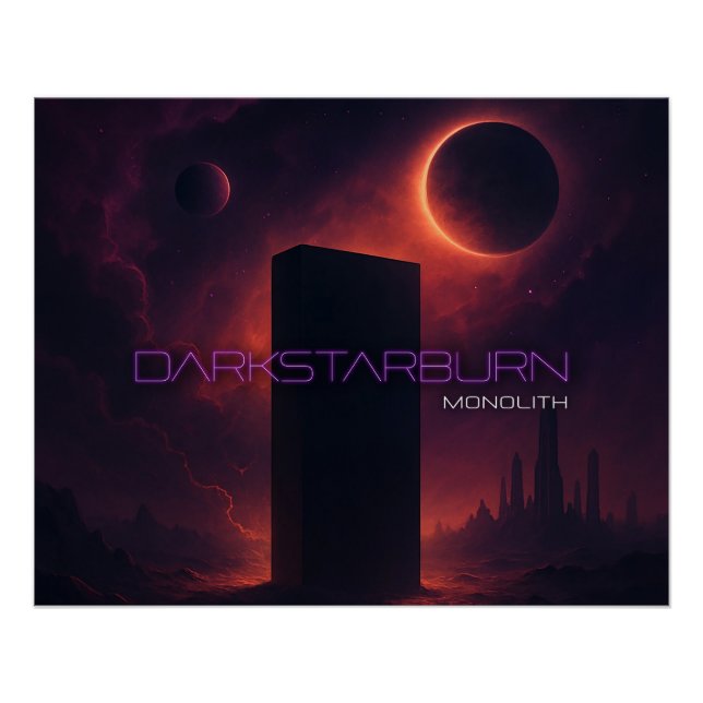 Póster Monólito DarkStarBurn (Frente)