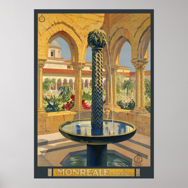 Póster Monreale Palermo (Frente)