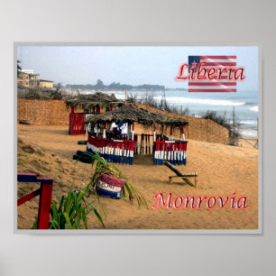 Poster Monróvia - Libéria - Panorama -