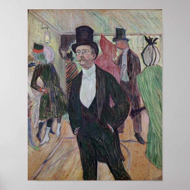 Póster Monsieur Fourcade, 1889 (Frente)