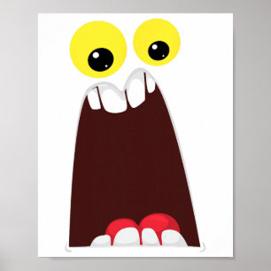 Poster Monster Fácil Figurino Ideias Idiotas Halloween