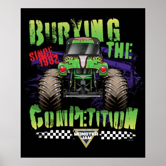 Poster Monster Jam Grave Digger (Frente)