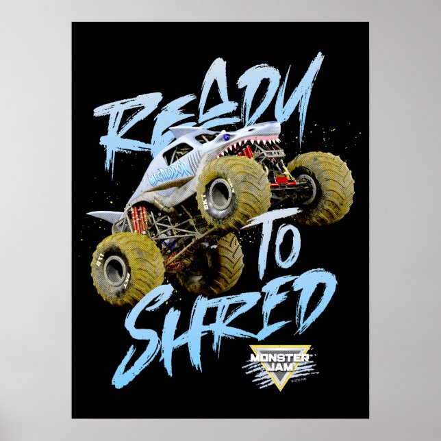 Poster Monster Jam Megalodon (Frente)