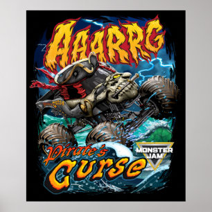 Poster Monster Jam Pirate's Curse