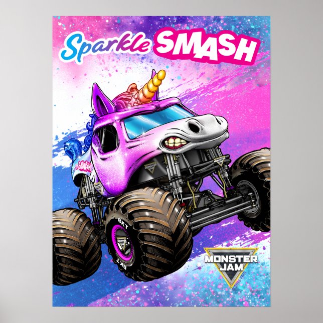Poster Monster Jam Sparkle Smash (Frente)