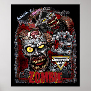 Poster Monster Jam Zumbi